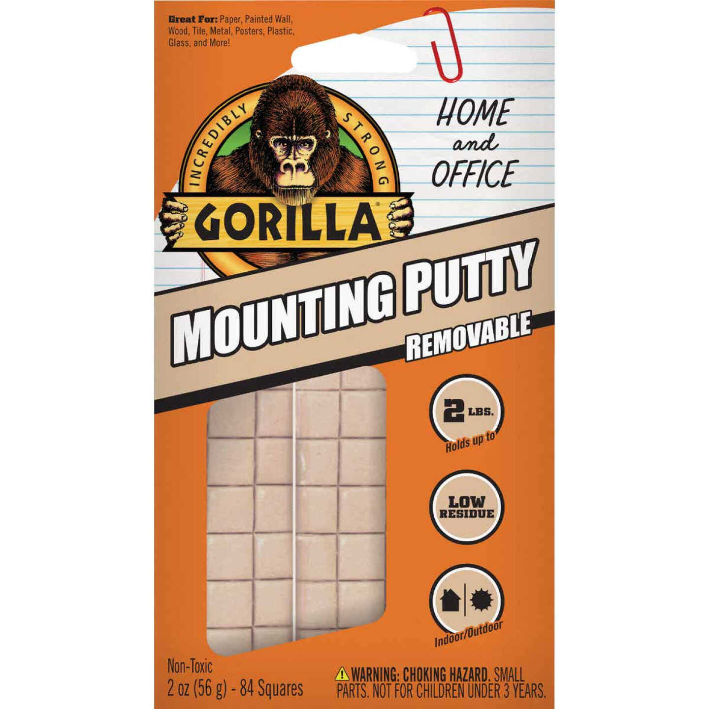 Gorilla 2 Oz. Mounting Putty (84-Squares) - Contractors Building